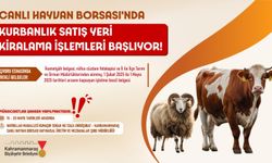 Kurban Satış Yerleri Kiralama İşlemi 15 Mayıs’ta Başlayacak