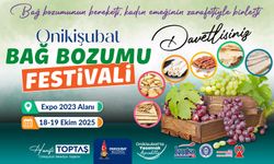 ONİKİŞUBAT’TA BAĞ BOZUMU FESTİVALİ