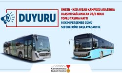 Şehir İçi Toplu Taşımaya Yeni Hat; 78/B Hizmete Giriyor