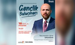 Kahramanmaraş’ta Gençlik Buluşması; Bilal Erdoğan Gençlerle Bir Araya Geliyor