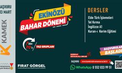 Elbistan, Ekinözü ve Çağlayancerit’te KAMEK Eğitimlerine Başvurular Başladı!