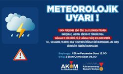 4 İlçede Sağanak Yağış Uyarısı!