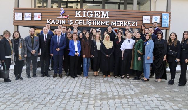 KADIN GİRİŞİMCİLİĞİNİN SEMBOLÜ KİGEM AÇILDI