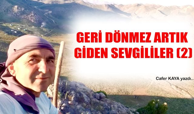 GERİ DÖNMEZ ARTIK GİDEN SEVGİLİLER (2)