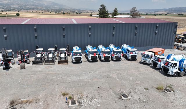 KASKİ’ye 16 Yeni Hizmet Aracı