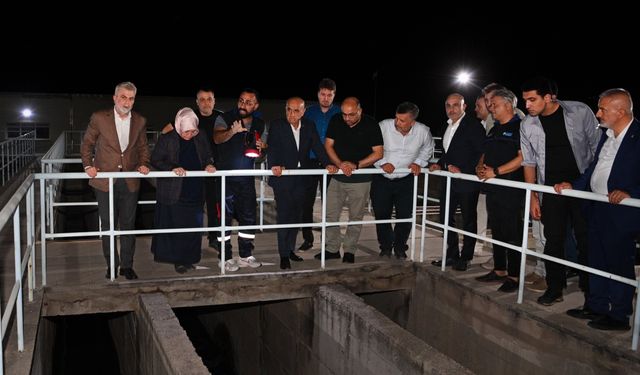İçmesuyu Arıtılarak Şebekeye Verilmeye Başlandı