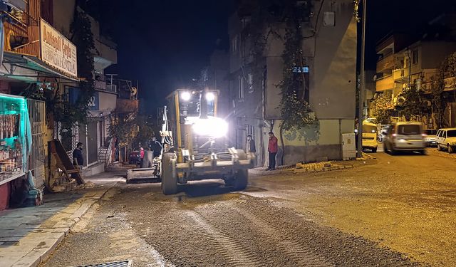 Büyükşehir’den Yağış Sonrası Gece Boyu Yoğun Mesai