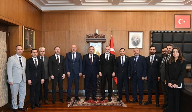 Başkan Görgel, Azerbaycan Büyükelçisi Reşad Memmedov’u Ağırladı