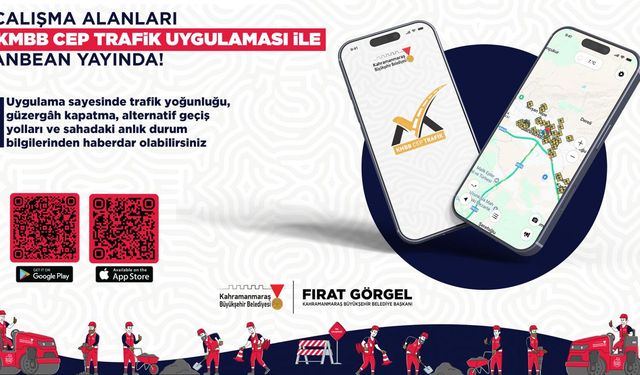 Tüm Yol ve Çalışma Bilgileri Bu Uygulamada; “KMBB Cep Trafik”
