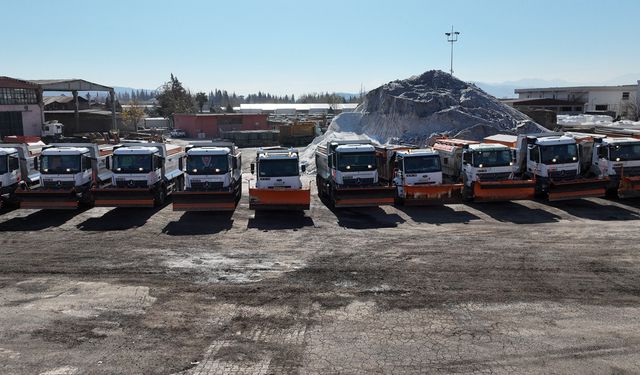 Büyükşehir Kışa Hazır; 222 Araç ve 330 Personelle Sahada