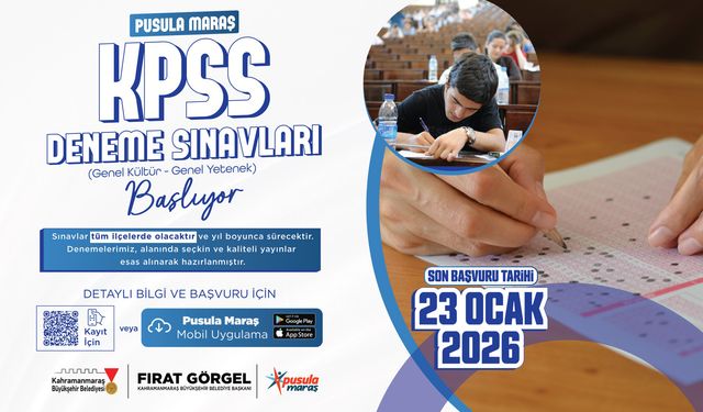 Büyükşehir’den Gençlere Bir Destek Daha; KPSS Deneme Sınavlarına Başvurular Başladı