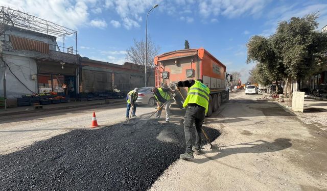 Büyükşehir’den Asfalt Mesaisi