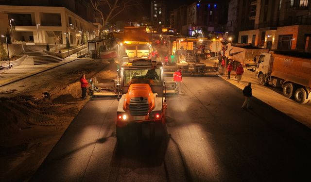 Hükümet Bulvarı’nda Altyapının Ardından Asfalt da Tamam