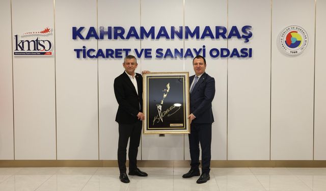 CHP LİDERİ, MARAŞLI PATRONLARLA