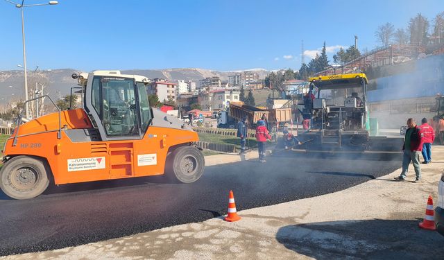 Büyükşehir, Dulkadiroğlu’nda Yolları Bir Bir Yenilemeye Devam Ediyor