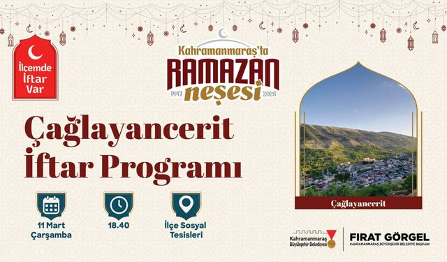 Çağlayancerit’te Gönüller Aynı Sofrada Buluşacak