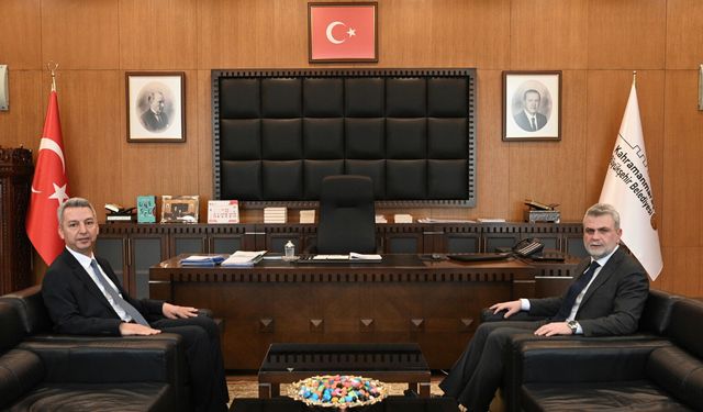 Başkan Görgel, KSÜ Rektörü Okumuş’u Ağırladı