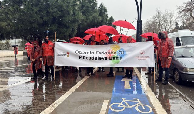 Kahramanmaraş Otizm İçin Yürüdü; Mesajlar Gökyüzüne Bırakıldı