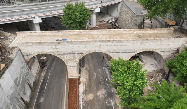 Tarihi Kanlıdere Köprüsü’nün Restorasyonu Tamamlanıyor