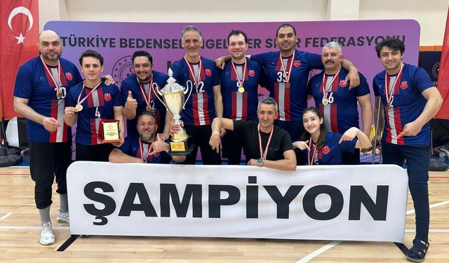 Büyükşehir’in Oturarak Voleybol Takımı Süper Lig’de Namağlup Şampiyon