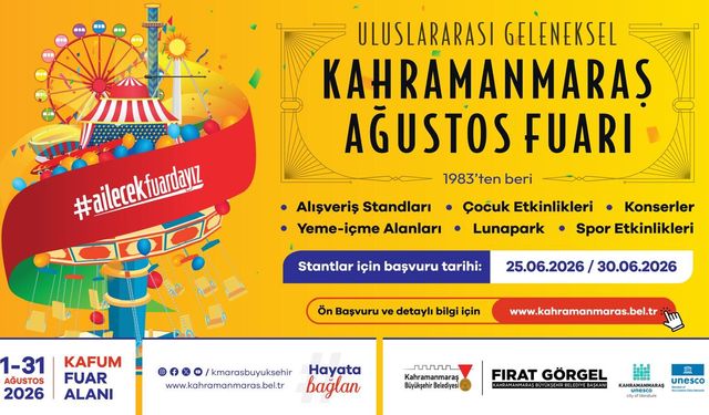 Ağustos Fuarı Esnafını Bekliyor; Başvurular Başladı