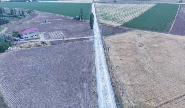 Afşin’in Kırsal İnci Mahallesi’nin Yolları Büyükşehir ile Yenilendi