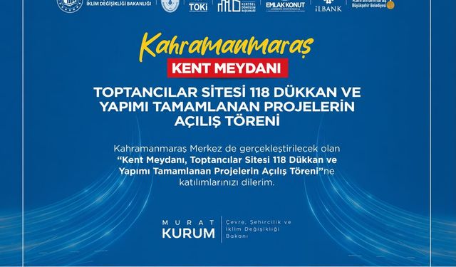 ŞEHRE DEĞER KATACAK 5 YATIRIM DAHA HİZMETE GİRİYOR