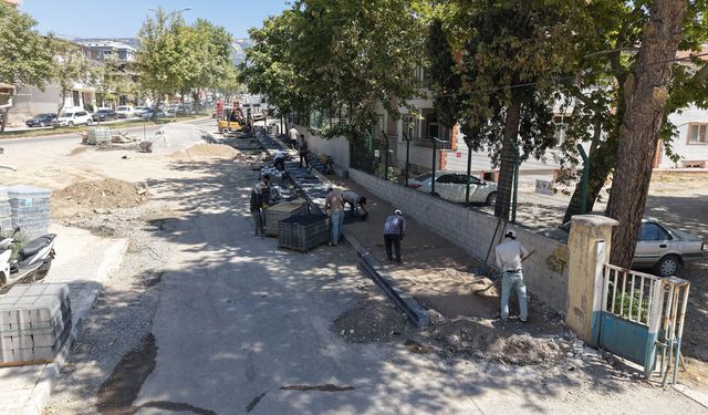DULKADİROĞLU LÜTFİ KÖKER BULVARI’NDA DÖNÜŞÜM BAŞLADI
