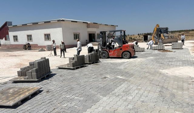 PAZARCIK KIZKAPANLI’NIN SOSYAL TESİSİNDE ÇEVRE DÜZENLEMESİ