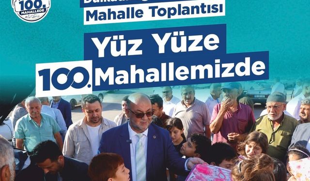 BAŞKAN AKPINAR, YÜZ YÜZE 100. MAHALLEDE
