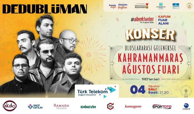 DEDUBLÜMAN KAFUM’DA MÜZİK ZİYAFETİ YAŞATACAK