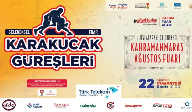 26 YILLIK HASRET SONA ERİYOR; KARAKUCAK FUAR GÜREŞLERİ YENİDEN ER MEYDANINDA