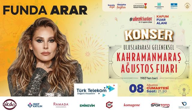 FUNDA ARAR, CUMARTESİ GÜNÜ KAFUM’DA SAHNE ALACAK