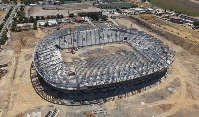 ŞEHRİN YENİ SPOR ÜSSÜNDE ADIM ADIM SONA DOĞRU
