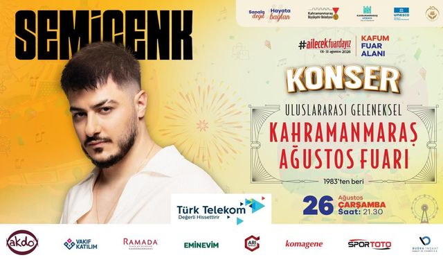 SEMİCENK, ÇARŞAMBA GÜNÜ AĞUSTOS FUARI’NDA SAHNE ALACAK
