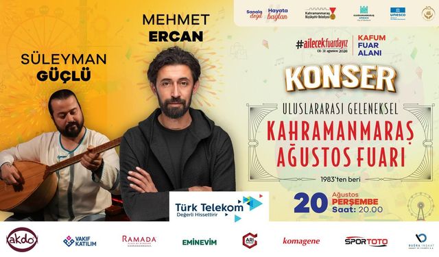 AĞUSTOS FUARI’NDA MÜZİK VE ŞİİR DOLU BİR GECE ZİYARETÇİLERİ BEKLİYOR