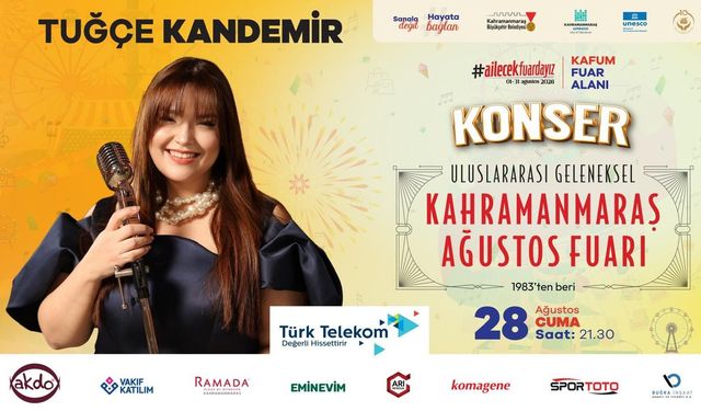 AĞUSTOS FUARI’NDA SAHNE SIRASI TUĞÇE KANDEMİR’İN