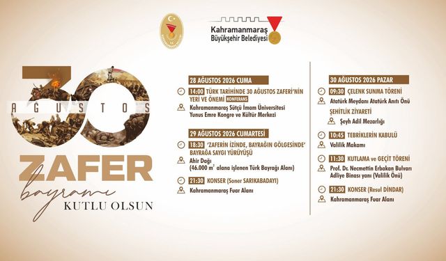 ZAFER BAYRAMI COŞKUSUNU BİRLİKTE YAŞAYALIM