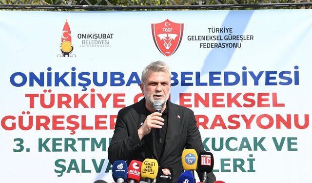 BAŞKAN GÖRGEL; “ATA SPORUMUZ GÜREŞ’E SAHİP ÇIKIYOR, GELECEK NESİLLERE TAŞIYORUZ”