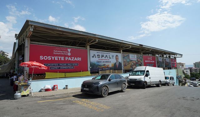 SOSYETE PAZARI YENİ YERİNDE HİZMET VERMEYE BAŞLADI