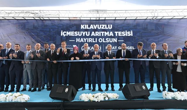 KILAVUZLU İÇMESUYU ARITMA TESİSİ HİZMETE AÇILDI