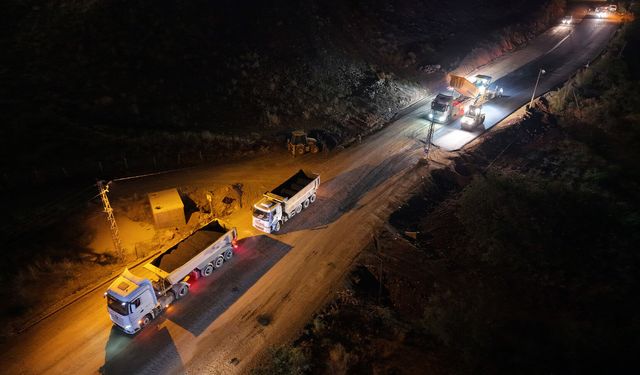 TÜRKOĞLU UZUNSÖĞÜT GRUP YOLU ASFALTLANIYOR
