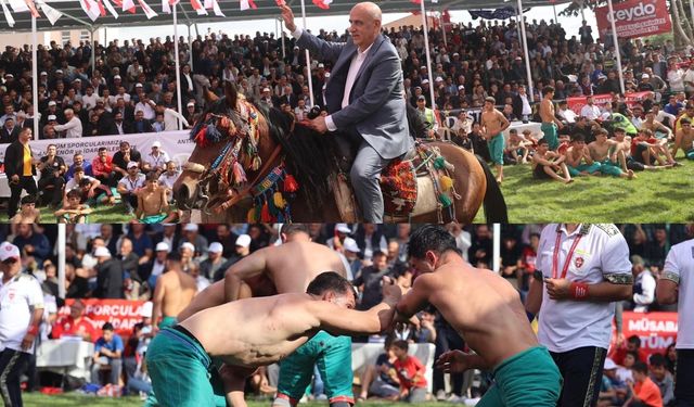 GENÇLER GÜREŞ TUTTU, VEKİL ATA BİNDİ