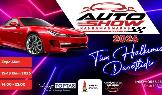 DEV OTOSHOW ONİKİŞUBAT’TA AÇILIYOR