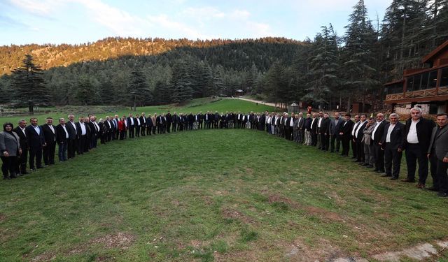 BAŞKAN TOPTAŞ, MUHTARLARLA YAYLADA BULUŞTU