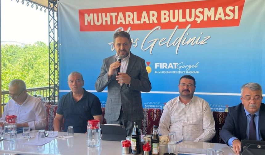 Çağlayancerit ve Türkoğlu’nda Muhtarlarla Toplantı Yapıldı
