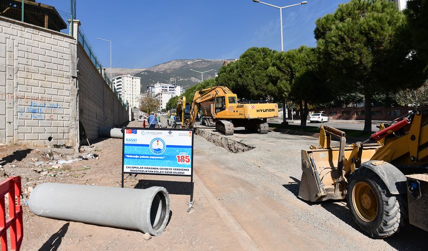 Ahır Dağı Caddesi’nde Altyapı İmalatları Hızla Devam Ediyor