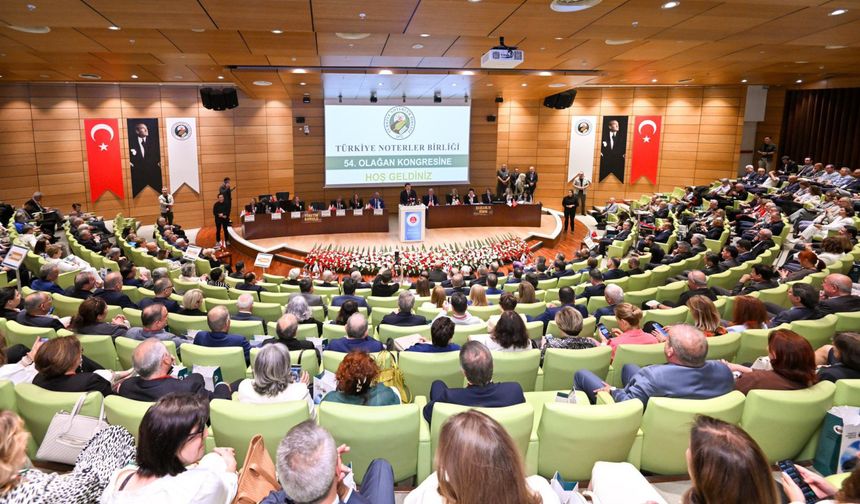 Başkan Görgel’den Türkiye Noterler Birliği Başkanı Alıcı’ya Tebrik