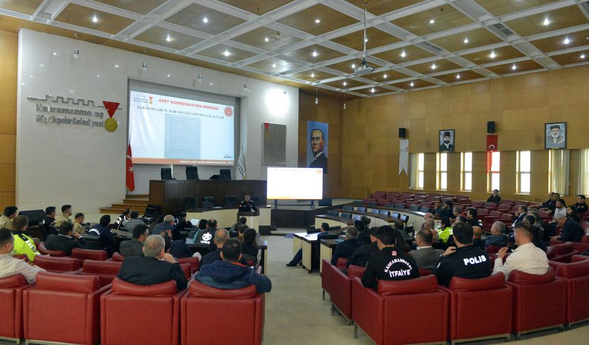 Afet Koordinasyon Merkezi’nden Kışa Hazırlık Toplantısı