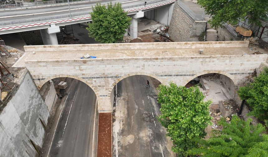 Tarihi Kanlıdere Köprüsü’nün Restorasyonu Tamamlanıyor